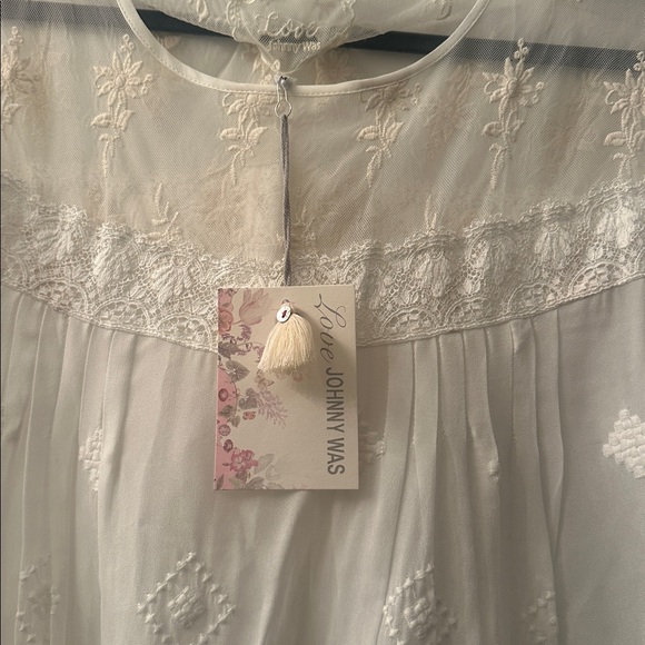 Johnny Was lace Blouse M - Picture 6 of 6